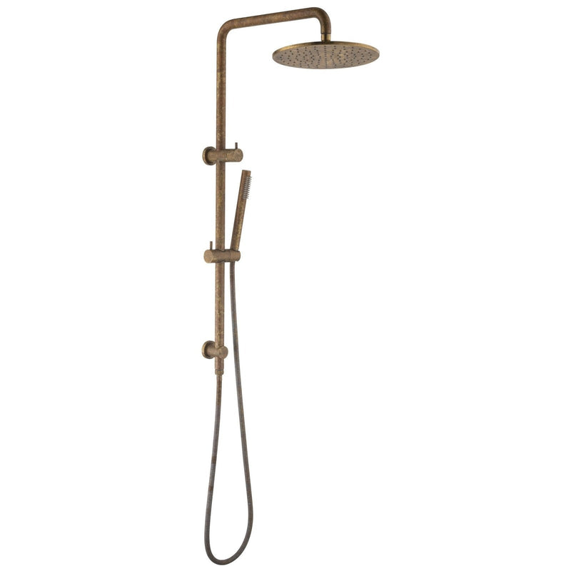 Bella Vista Mica LVB Dual Rail Shower Living Brass - Sydney Home Centre