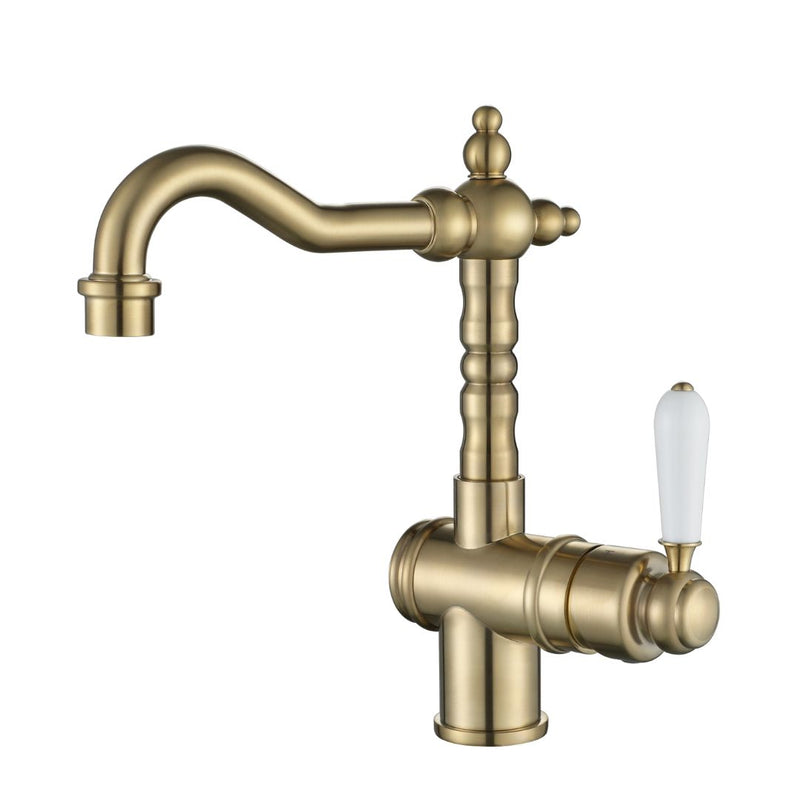 MN Bordeaux High Rise Basin Mixer Brushed Bronze