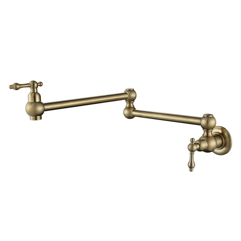 MN Bordeaux Kitchen Pot Filler Brushed Gold