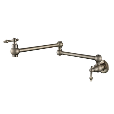 MN Bordeaux Kitchen Pot Filler Brushed Nickel