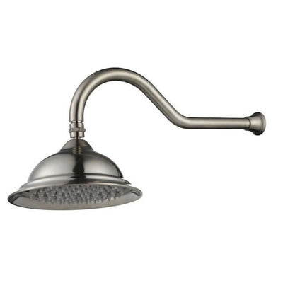 MN Bordeaux Shower Arm With Shower Head Brushed Nickel