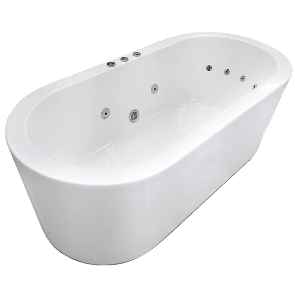 Broadway Bathroom Redondo 1500mm Spa With Hot Pump 12 Jets White - Sydney Home Centre