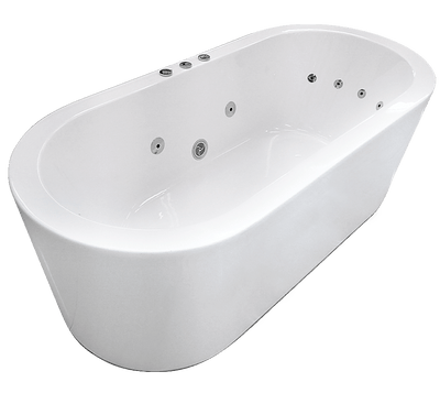 Broadway Bathroom Redondo 1700mm Spa With Hot Pump 12 Jets White - Sydney Home Centre