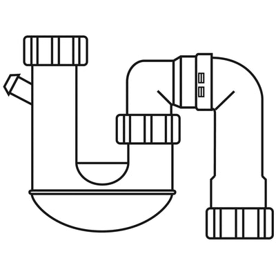 Caroma 50mm Combination S And P Trap - Sydney Home Centre