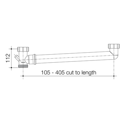 Caroma 50mm Double Bowl Connector - Sydney Home Centre