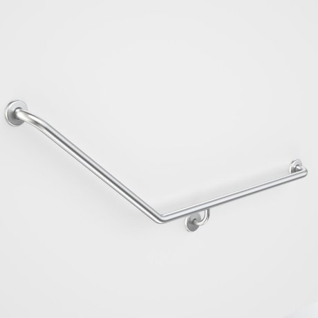 Caroma Care Support Grab Rail 140 Degree Angled - Right Hand Side - 870mm x 700mm - Stainless Steel - Sydney Home Centre