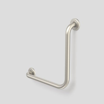 Caroma Care Support Grab Rail 90 Degree Angled 450mm x 450mm - Brushed Nickel - Sydney Home Centre