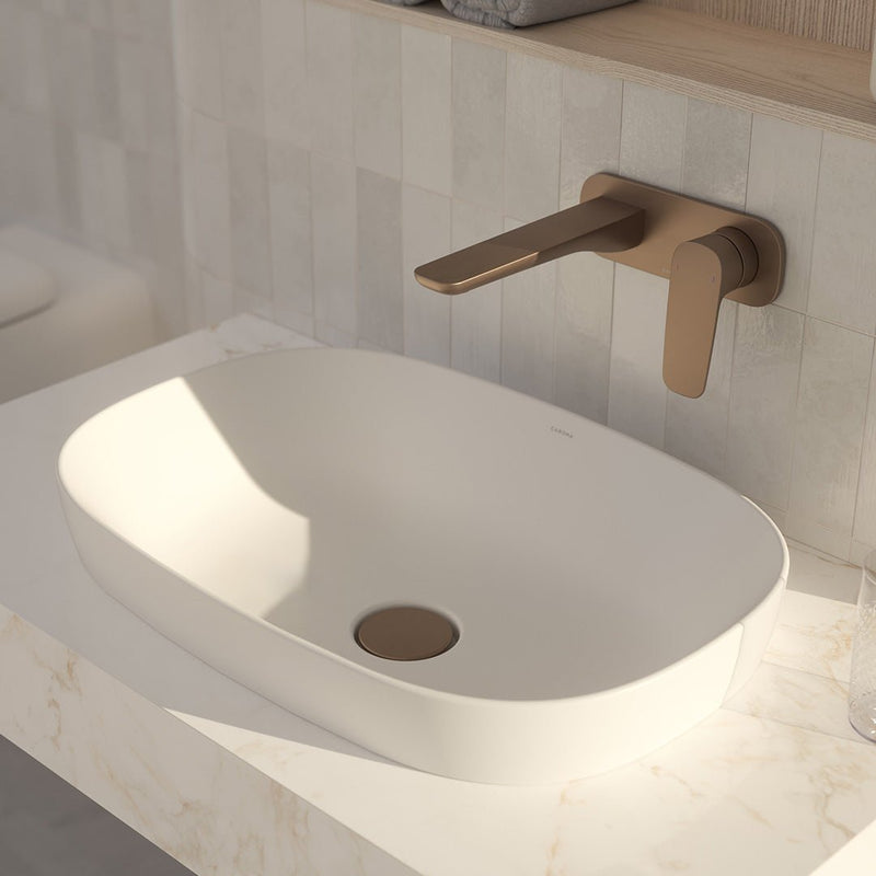 Caroma Contura II 530mm Inset Basin Matte Clay - Sydney Home Centre