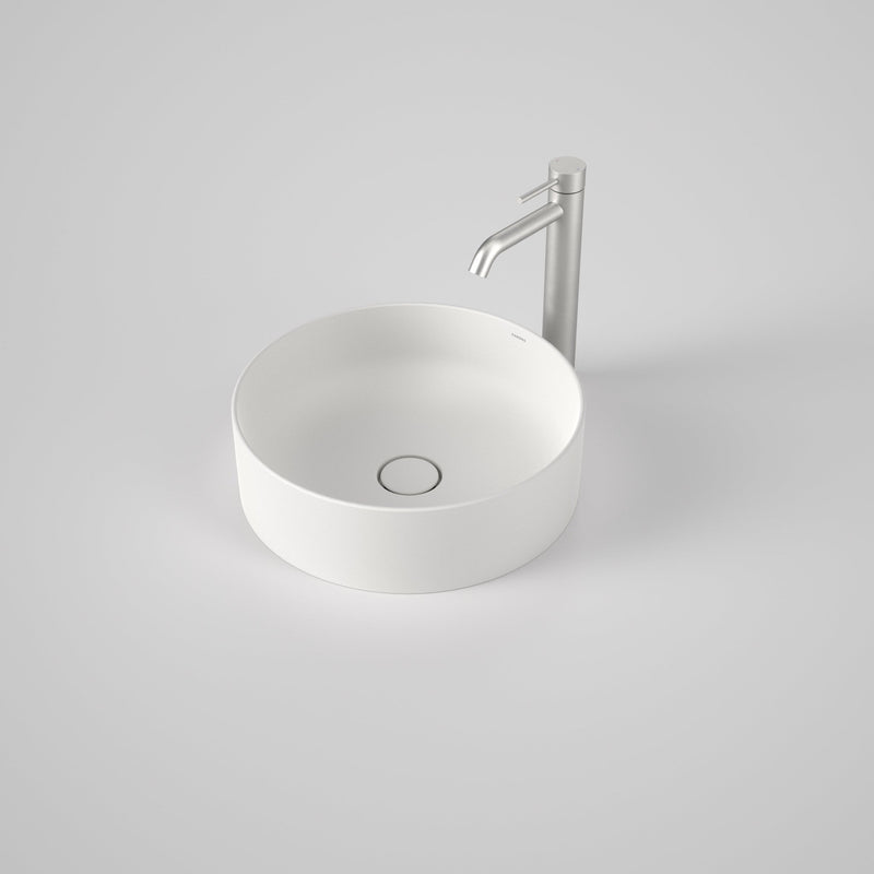 Caroma Liano II 400mm Round Above Counter Basin Matte White - Sydney Home Centre