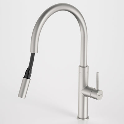 Caroma Liano II Pull Out Sink Mixer Brushed Nickel - Lead Free - Sydney Home Centre