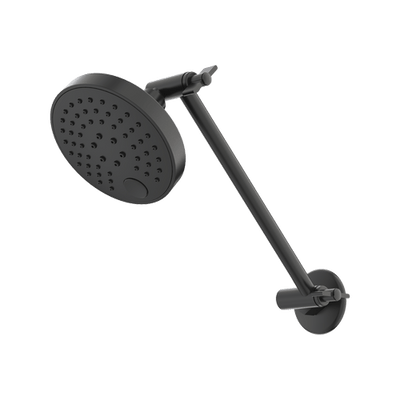 Caroma Luna Adjustable Shower And Arm Black - Sydney Home Centre