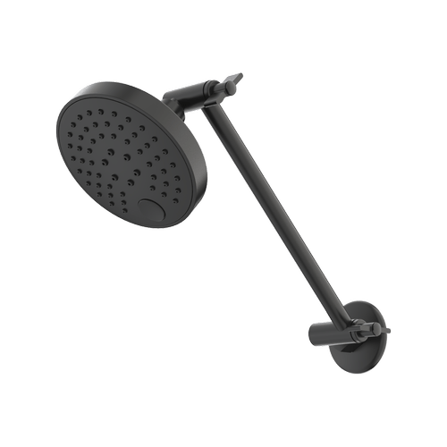 Caroma Luna Adjustable Shower And Arm Black - Sydney Home Centre