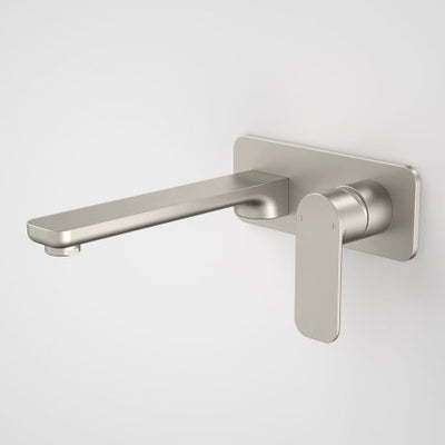 Caroma Luna Wall Basin/Bath Mixer Lead Free - Brushed Nickel - Sydney Home Centre