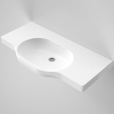 Caroma Opal 900mm Twin Wall Basin White 0 Tap Hole - Sydney Home Centre