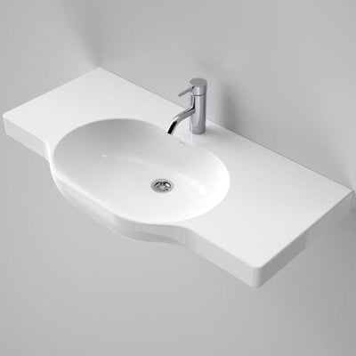 Caroma Opal 900mm Twin Wall Basin White 1 Tap Hole - Sydney Home Centre