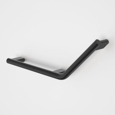 Caroma Opal Support Rail 135 Degree Left Hand Angled - Matte Black - Sydney Home Centre