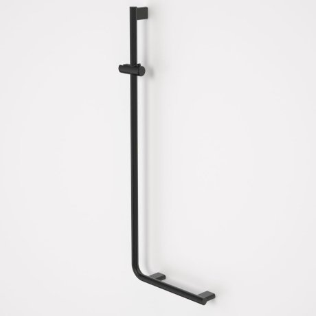 Caroma Opal Support Shower Rail 90 Degree Angled Matte Black - Sydney Home Centre