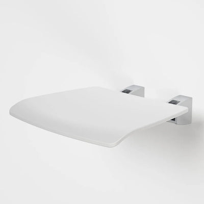 Caroma Opal Support Shower Seat Folding Chrome & White - Sydney Home Centre