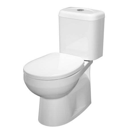 Stylus Prima II Close Coupled Toilet Suite Bottom Inlet P Trap Soft Close Seat White - Sydney Home Centre