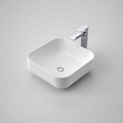 Caroma Tribute Above Counter 390mm Square White Basin - Sydney Home Centre