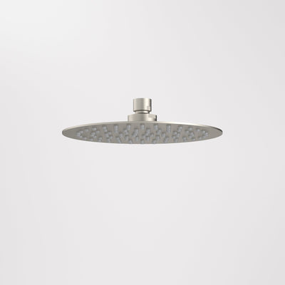 Caroma Urbane II 200mm Round Rain Shower Brushed Nickel 4Star - Sydney Home Centre