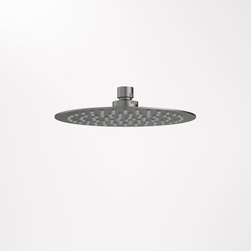 Caroma Urbane II 200mm Round Rain Shower Gunmetal 4Star - Sydney Home Centre