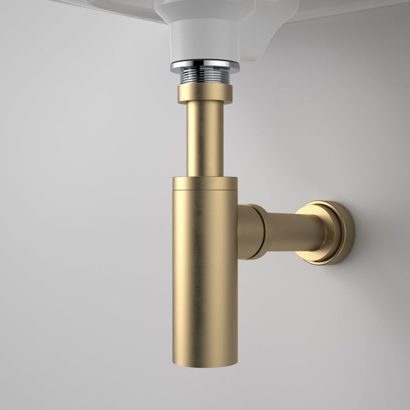 Caroma Urbane II 40mm Bottle Trap Brushed Brass - Sydney Home Centre