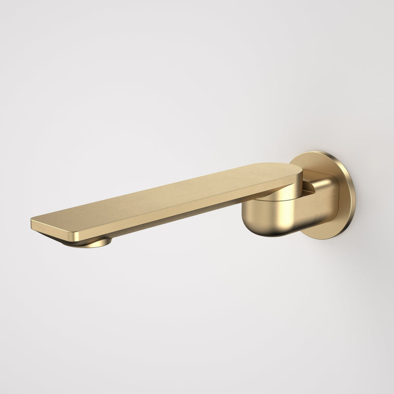 Caroma Urbane II Bath Swivel Outlet Round Cover Plate 220mm Brushed Brass - Sydney Home Centre