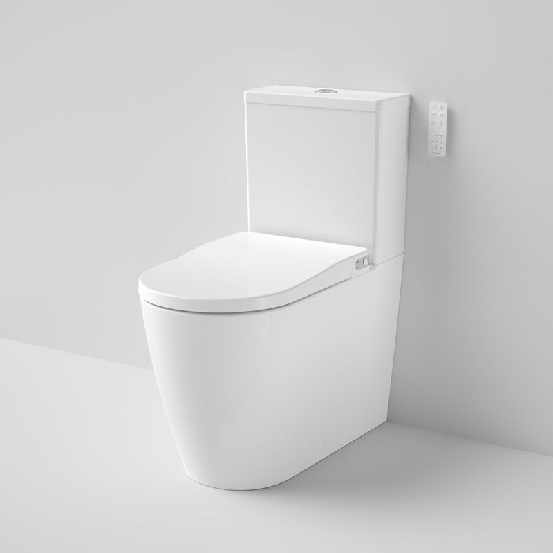 Caroma Urbane II Bidet Cleanflush® Wall Faced Close Coupled Bottom Inlet Toilet Suite with GermGard® - Sydney Home Centre