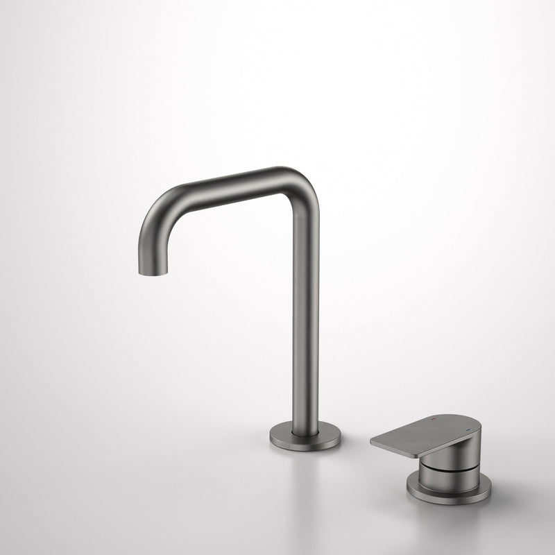 Caroma Urbane II Hob Basin Mixer Set 150mm Gunmetal - Sydney Home Centre