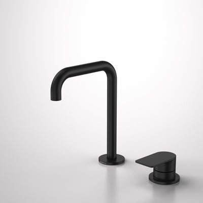 Caroma Urbane II Hob Basin Mixer Set 150mm Matte Black - Sydney Home Centre