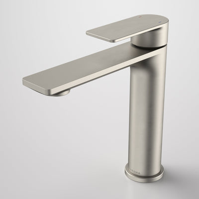 Caroma Urbane II Mid Tower Lead Free Basin Mixer Brushed Nickel - Sydney Home Centre