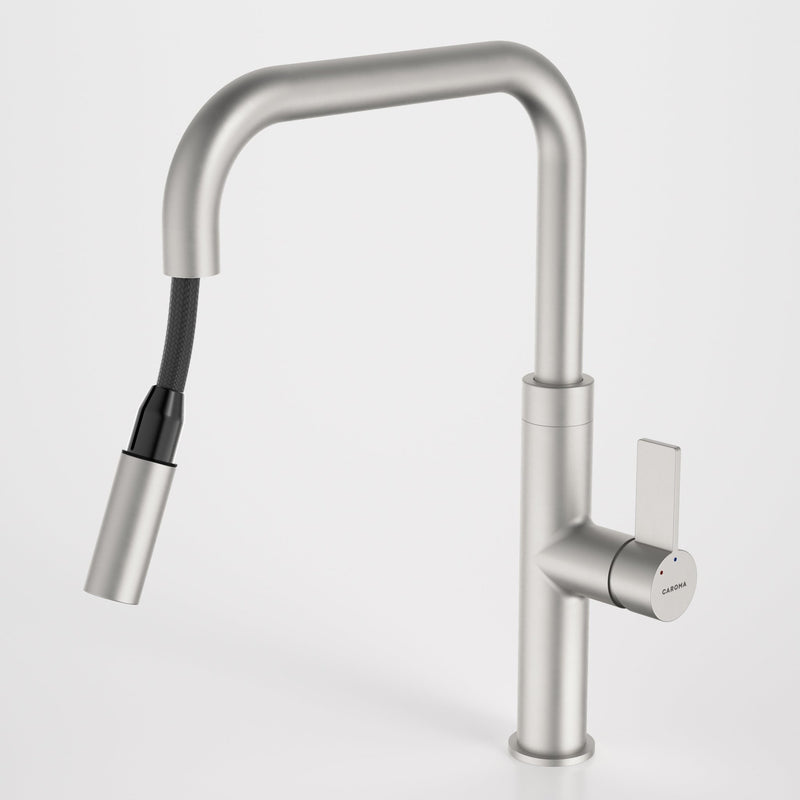 Caroma Urbane II Pull Out Sink Mixer Brushed Nickel - Sydney Home Centre