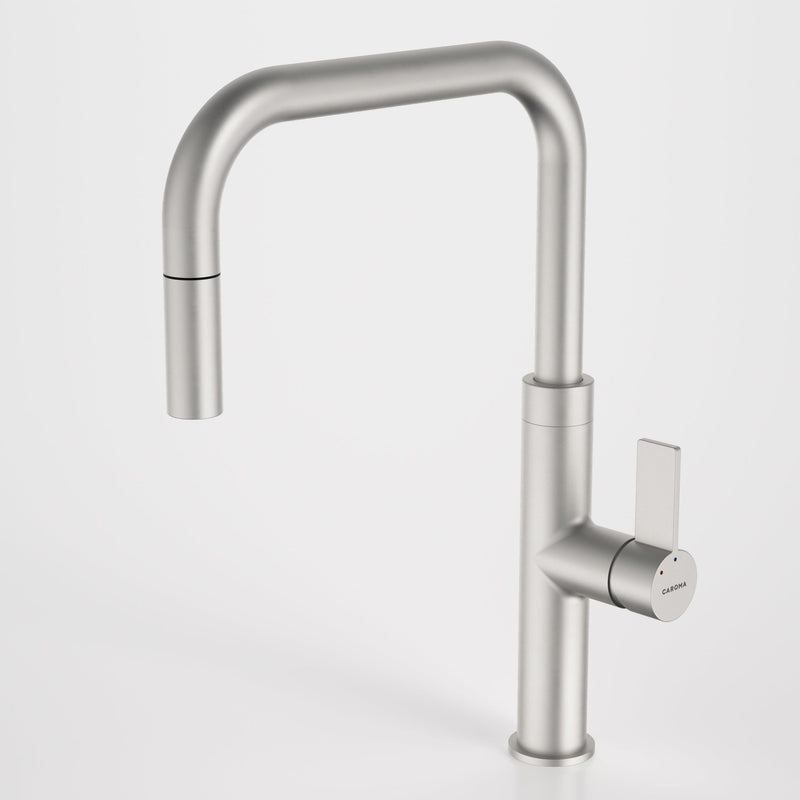 Caroma Urbane II Pull Out Sink Mixer Brushed Nickel - Sydney Home Centre