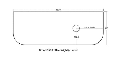 Ceto Bronte 1500mm Double Bowl Wall Hung Vanity Prime Oak (Marble Stone Top) - Sydney Home Centre