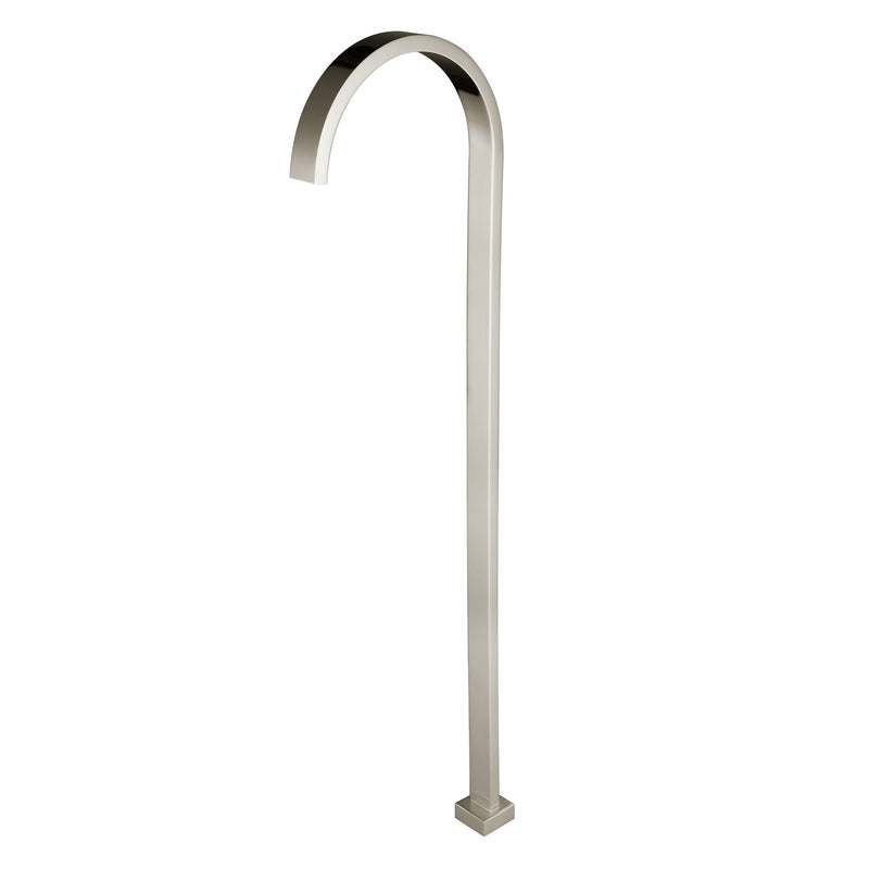 MN Chao Freestanding Bath Spout Brushed Nickel