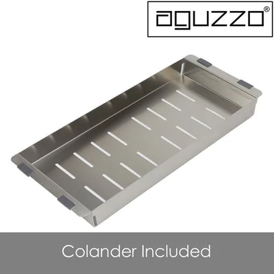 Aguzzo PREMIO Single Bowl Handmade Stainless Steel Sink 1.5mm thick 510mm x 450mm Brushed Satin - Sydney Home Centre