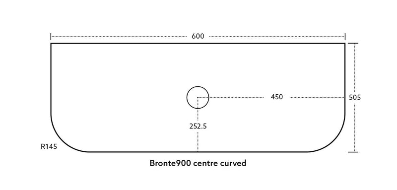 Ceto Bronte 900mm Wall Hung Vanity Prime Oak (Marble Stone Top) - Sydney Home Centre