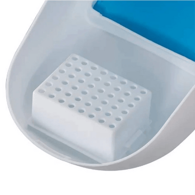 Dolphy 18L Sanitary Bin White & Blue - Sydney Home Centre