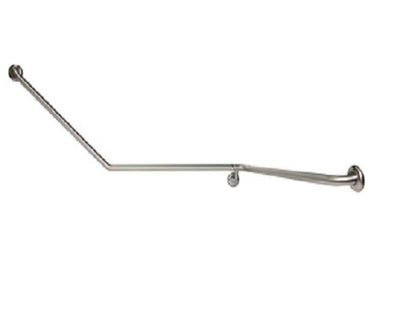 Dolphy 30° Flush Mount Right Hand Side Grab Rail 1100x900x700mm Silver - Sydney Home Centre