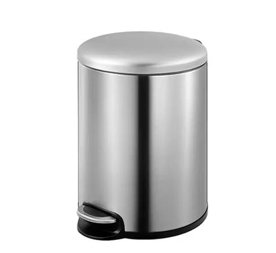 Dolphy 3L Stainless Steel Round Pedal Bin Silver - Sydney Home Centre