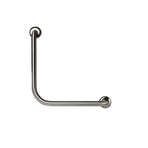 Dolphy 90° Ambulant Grab Rail 450x450mm Silver - Sydney Home Centre