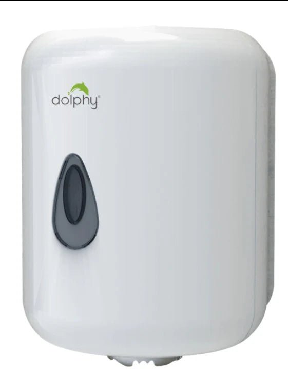 Dolphy Center Pull Paper Dispenser White - Sydney Home Centre