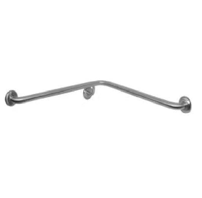 Dolphy Flush Mount Right Hand Side Shower Grab Bar 750X750mm Silver - Sydney Home Centre