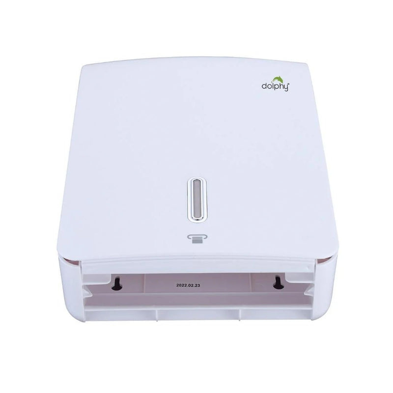 Dolphy Jumbo Plaza Ultraslim Paper Towel Dispenser White - Sydney Home Centre