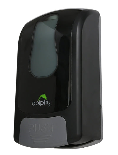 Dolphy Manual Soap Sanitiser Dispenser 1L - Black Spray - Sydney Home Centre