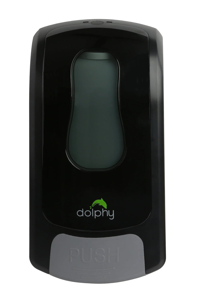 Dolphy Manual Soap Sanitiser Dispenser 1L - Black Spray - Sydney Home Centre