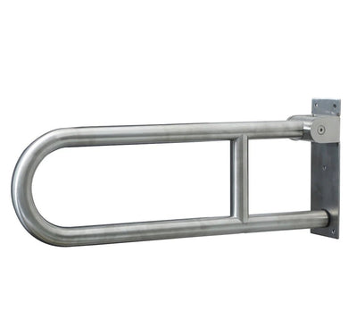 Dolphy Swing up Grab Rail Silver - Sydney Home Centre