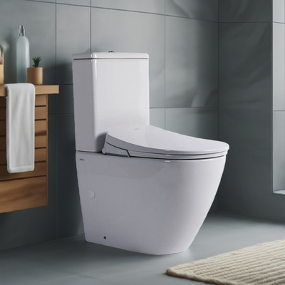 Gallaria DanzaComfort+ Back To Wall Toilet Suite With Intelligent Bidet Seat White