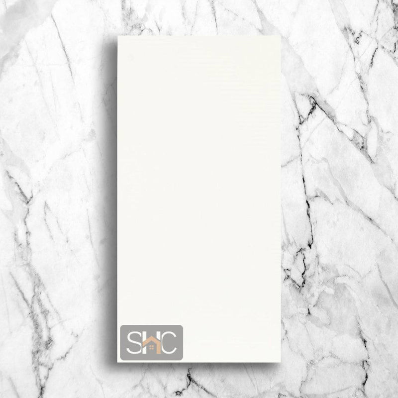 Project 300x600mm Gloss White Ceramic Rectified Wall Tile - Sydney Home Centre
